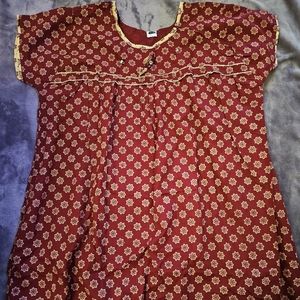 Ethnic Maxi Dress | Women's Dress | Pink and Blue| New, never worn